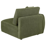 Coaster Furniture Elysia 551898LAF Chenille Upholstered Modular LAF Chair - Green IMAGE 3