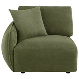  Coaster Furniture Elysia 551898LAF Chenille Upholstered Modular LAF Chair - Green IMAGE 7