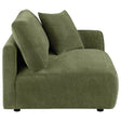 Coaster Furniture Elysia 551898RAF Chenille Upholstered Modular RAF Chair - Green IMAGE 1