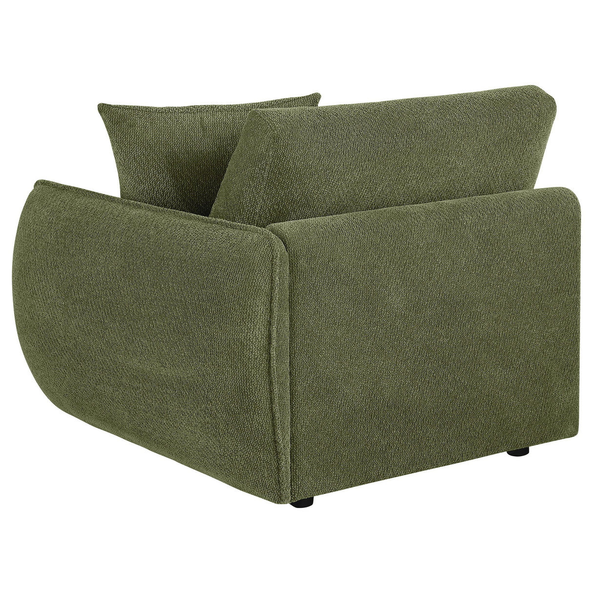  Coaster Furniture Elysia 551898RAF Chenille Upholstered Modular RAF Chair - Green IMAGE 4