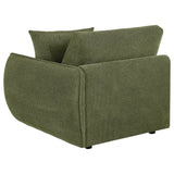  Coaster Furniture Elysia 551898RAF Chenille Upholstered Modular RAF Chair - Green IMAGE 4