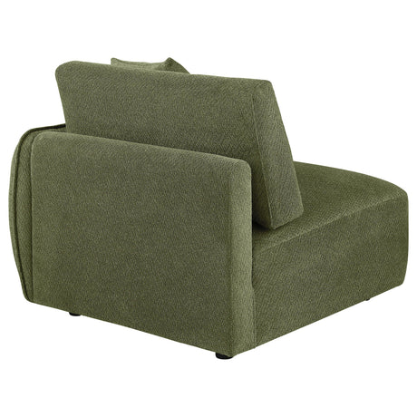  Coaster Furniture Elysia 551898RAF Chenille Upholstered Modular RAF Chair - Green IMAGE 9