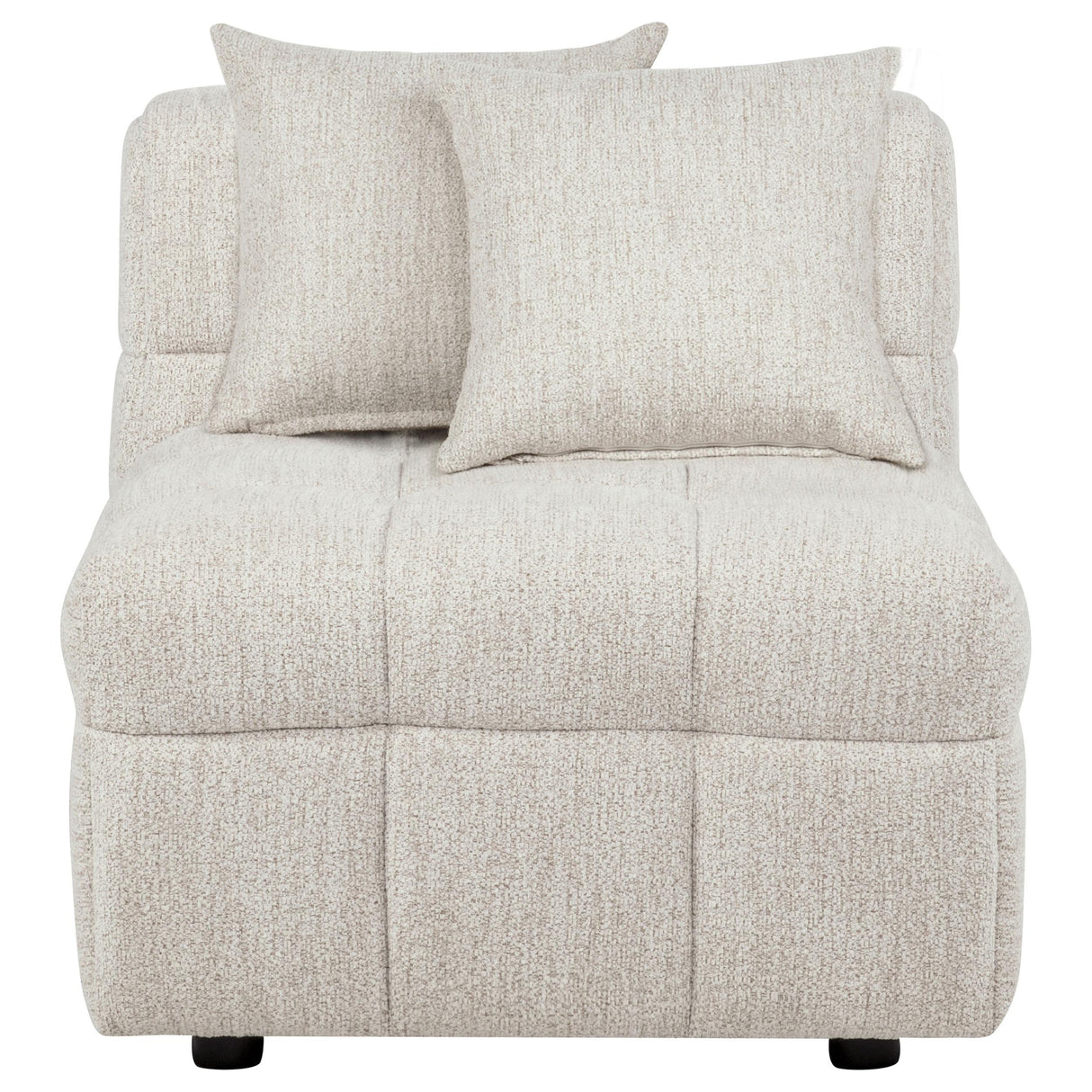  Coaster Furniture Amara 551911 Upholstered Armless Chair IMAGE 3