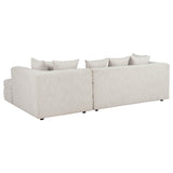  Coaster Furniture Amara 551911-SETB 2-Piece Upholstered Sectional Sofa IMAGE 4