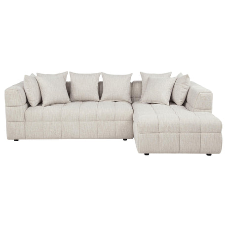  Coaster Furniture Amara 551911-SETB 2-Piece Upholstered Sectional Sofa IMAGE 7