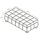  Coaster Furniture Amara 551913 Upholstered Ottoman IMAGE 5