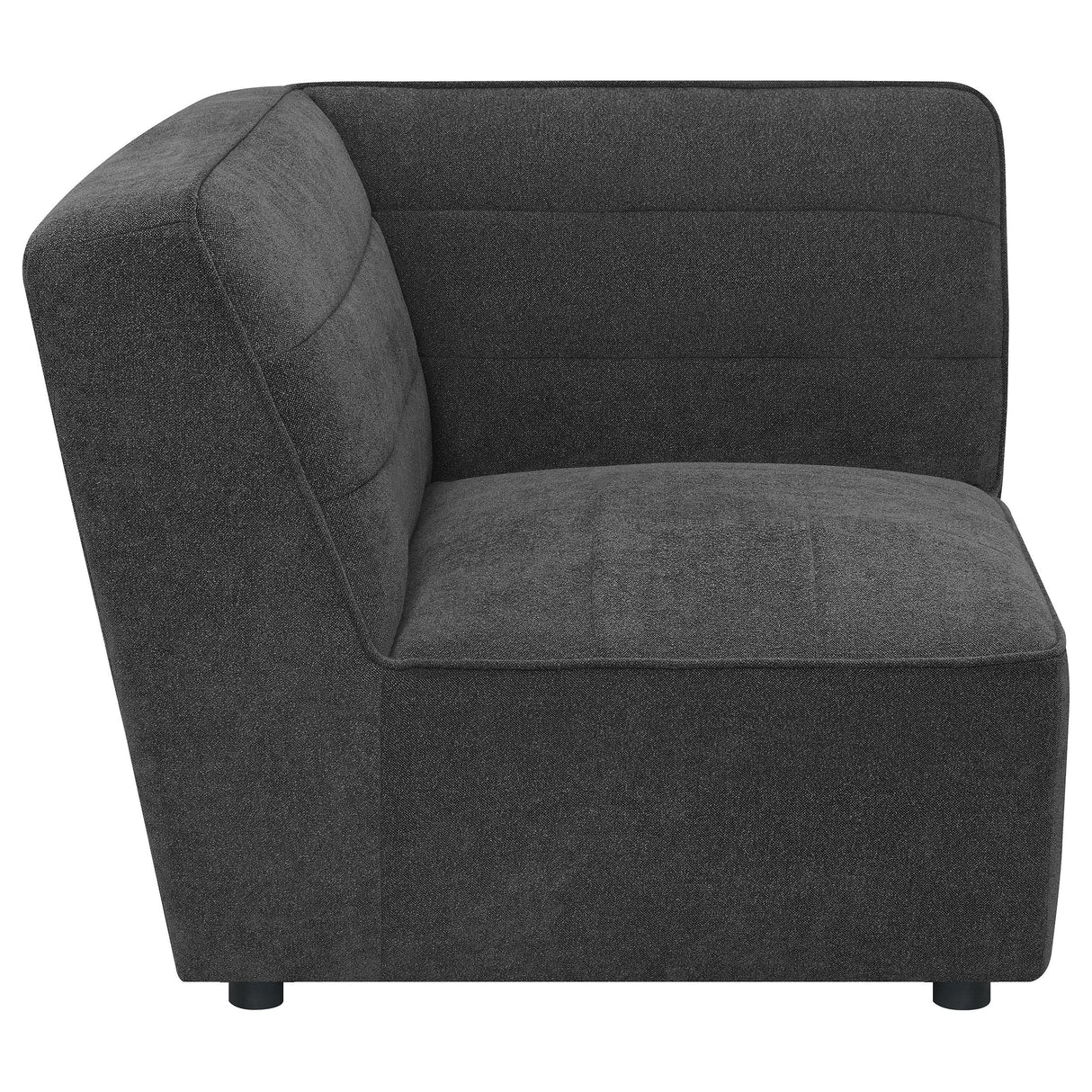  Coaster Furniture Sunny 552082 Upholstered Corner Chair - Dark Charcoal IMAGE 4