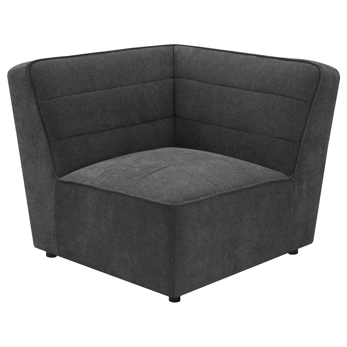  Coaster Furniture Sunny 552082 Upholstered Corner Chair - Dark Charcoal IMAGE 5