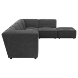  Coaster Furniture Sunny 552082 Upholstered Corner Chair - Dark Charcoal IMAGE 7