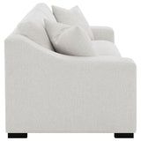  Coaster Furniture Ashlyn 552091 Fabric Upholstered Track Arm Sofa - Sand IMAGE 10