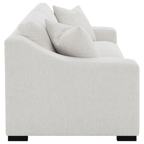  Coaster Furniture Ashlyn 552091 Fabric Upholstered Track Arm Sofa - Sand IMAGE 10