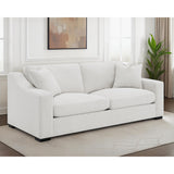  Coaster Furniture Ashlyn 552091 Fabric Upholstered Track Arm Sofa - Sand IMAGE 3