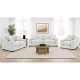  Coaster Furniture Ashlyn 552091 Fabric Upholstered Track Arm Sofa - Sand IMAGE 8