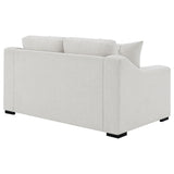  Coaster Furniture Ashlyn 552092 Fabric Upholstered Track Arm Loveseat - Sand IMAGE 10