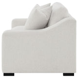  Coaster Furniture Ashlyn 552092 Fabric Upholstered Track Arm Loveseat - Sand IMAGE 3