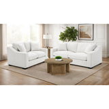  Coaster Furniture Ashlyn 552092 Fabric Upholstered Track Arm Loveseat - Sand IMAGE 7