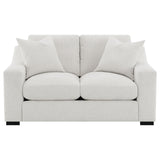  Coaster Furniture Ashlyn 552092 Fabric Upholstered Track Arm Loveseat - Sand IMAGE 9