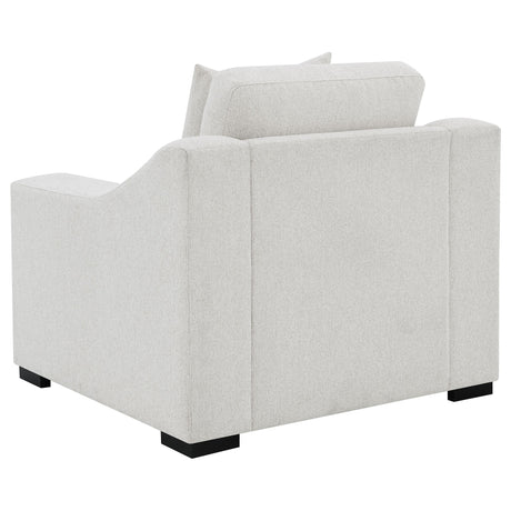  Coaster Furniture Ashlyn 552093 Fabric Upholstered Track Arm Accent Chair - Sand IMAGE 8