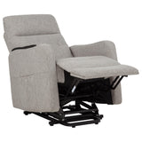  Coaster Furniture Dayes 600131P Upholstered Power Lift Recliner Chair - Taupe IMAGE 16