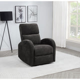  Coaster Furniture Grant 603293P Fabric Upholstered Power Recliner Chair - Charcoal Grey IMAGE 6