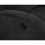  Coaster Furniture Grant 603293P Fabric Upholstered Power Recliner Chair - Charcoal Grey IMAGE 7