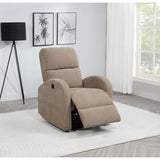  Coaster Furniture Grant 603303P Fabric Upholstered Power Recliner Chair - Camel IMAGE 8