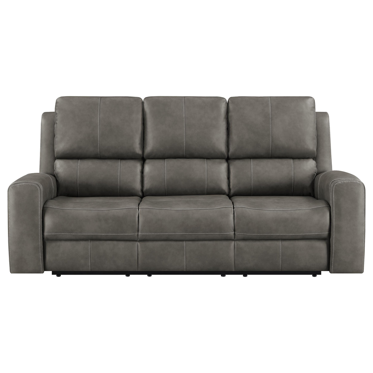  Coaster Furniture Brickston 603431PPP Triple Power Reclining Sofa - Charcoal IMAGE 10