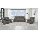  Coaster Furniture Brickston 603431PPP Triple Power Reclining Sofa - Charcoal IMAGE 4