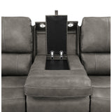  Coaster Furniture Brickston 603431PPP Triple Power Reclining Sofa - Charcoal IMAGE 8