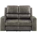 Coaster Furniture Brickston 603432PPP Triple Power Reclining Loveseat - Charcoal IMAGE 5