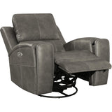  Coaster Furniture Brickston 603433PPP Triple Power Swivel Glider Recliner - Charcoal IMAGE 4