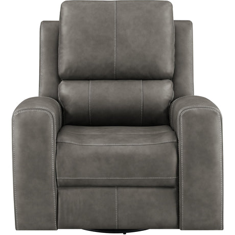 Coaster Furniture Brickston 603433PPP Triple Power Swivel Glider Recliner - Charcoal IMAGE 5
