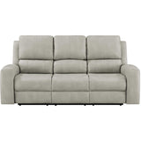  Coaster Furniture Brickston 603434PPP Triple Power Reclining Sofa - Grey IMAGE 5
