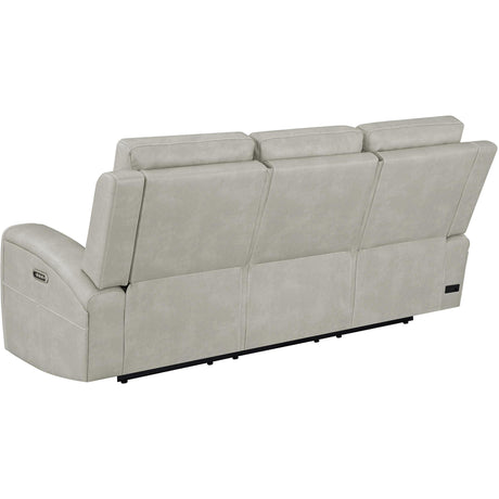  Coaster Furniture Brickston 603434PPP Triple Power Reclining Sofa - Grey IMAGE 6