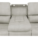  Coaster Furniture Brickston 603434PPP Triple Power Reclining Sofa - Grey IMAGE 8
