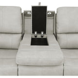  Coaster Furniture Brickston 603434PPP Triple Power Reclining Sofa - Grey IMAGE 9