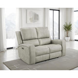  Coaster Furniture Brickston 603435PPP Triple Power Reclining Loveseat - Grey IMAGE 2