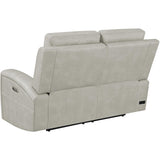  Coaster Furniture Brickston 603435PPP Triple Power Reclining Loveseat - Grey IMAGE 7