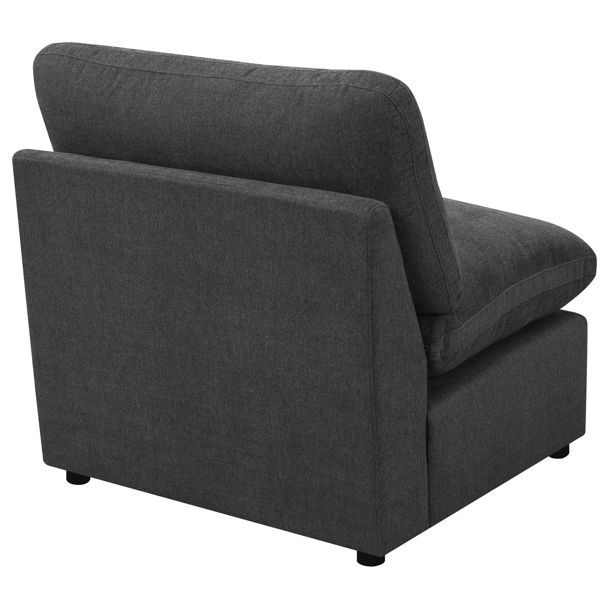 Coaster Furniture Collins 609530AC Modular Armless Chair - Dark Grey IMAGE 8