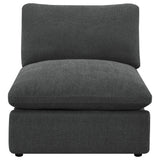  Coaster Furniture Collins 609530ARP Modular Power Armless Recliner - Dark Grey IMAGE 8