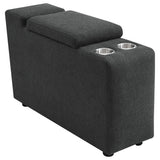  Coaster Furniture Collins 609530CON Upholstered Modular Storage Console - Dark Grey IMAGE 13