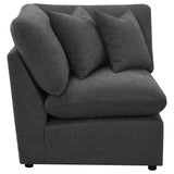  Coaster Furniture Collins 609530CRN Modular Corner Chair - Dark Grey IMAGE 7