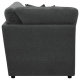  Coaster Furniture Collins 609530CRN Modular Corner Chair - Dark Grey IMAGE 8