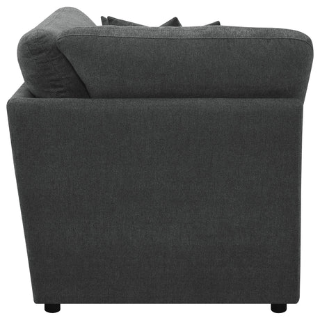  Coaster Furniture Collins 609530CRN Modular Corner Chair - Dark Grey IMAGE 8