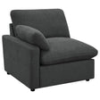  Coaster Furniture Collins 609530LRP Modular LAF Power Recliner - Dark Grey IMAGE 1