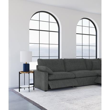  Coaster Furniture Collins 609530LRP Modular LAF Power Recliner - Dark Grey IMAGE 3