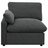  Coaster Furniture Collins 609530LRP Modular LAF Power Recliner - Dark Grey IMAGE 8