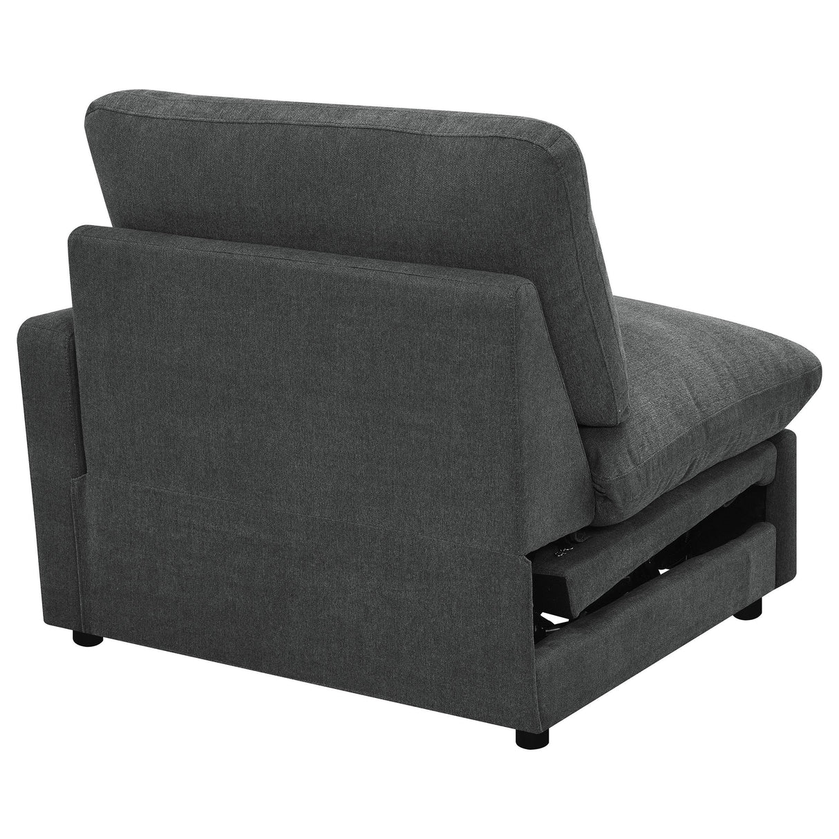  Coaster Furniture Collins 609530RRP Modular RAF Power Recliner - Dark Grey IMAGE 11