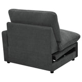 Coaster Furniture Collins 609530RRP Modular RAF Power Recliner - Dark Grey IMAGE 11