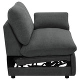  Coaster Furniture Collins 609530RRP Modular RAF Power Recliner - Dark Grey IMAGE 15